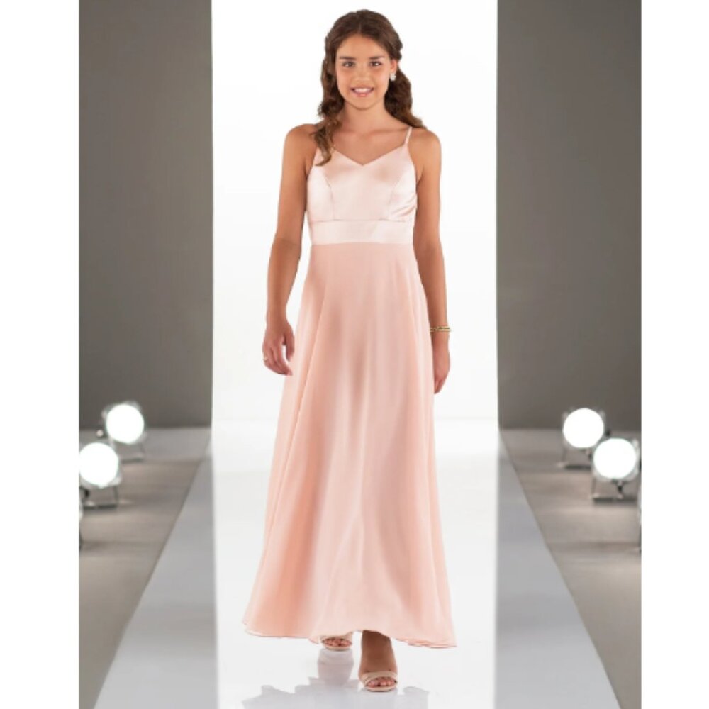 Junior Bridesmaid Sorella Vita Dress in Blush Size 8
